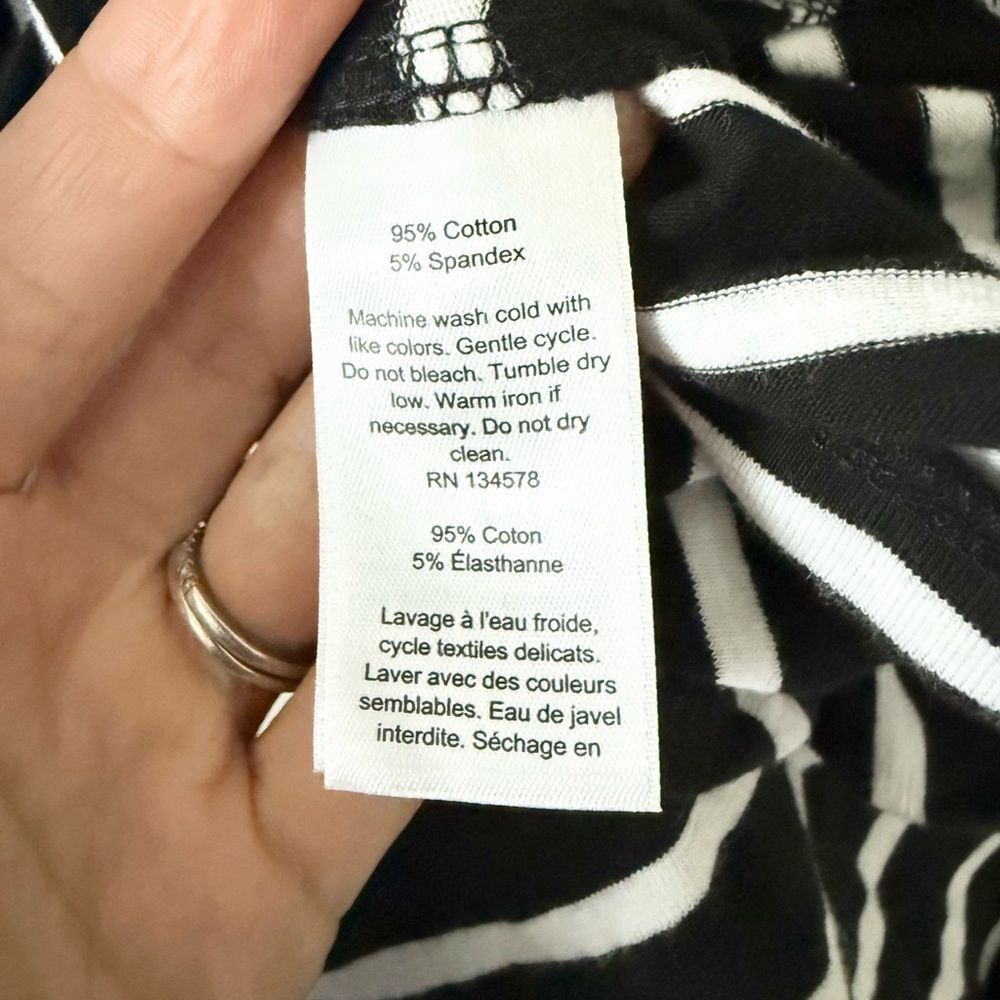 Vineyard Vines Black & White Striped Sleeveless Romper - Picture 7 of 7